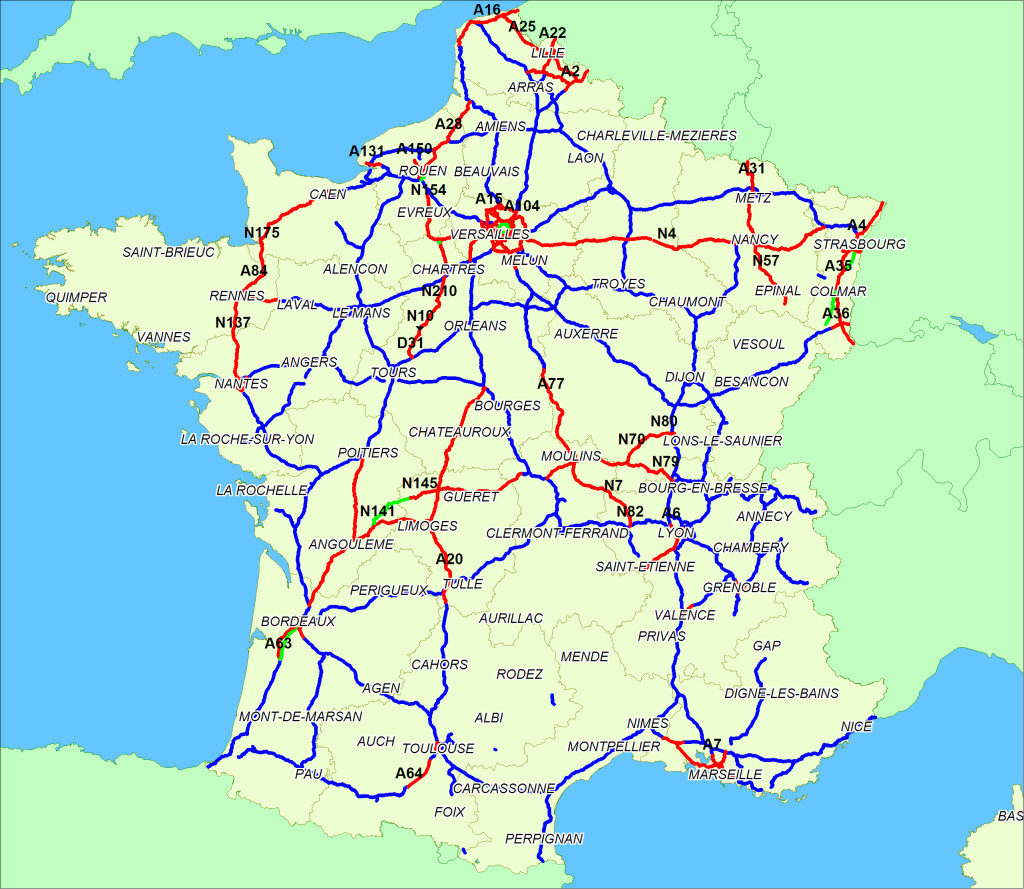 Carte Peage de transit poids lourds