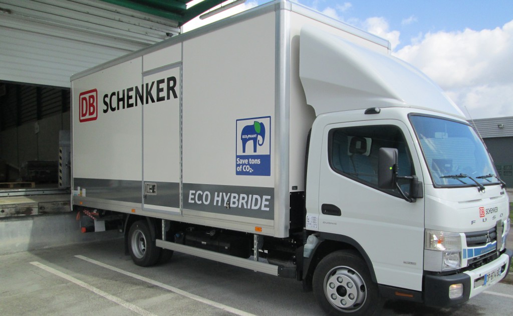 DB Schenker Troyes - véhicule hybride